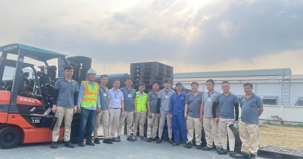 Đào tạo xe nâng tại doanh nghiệp