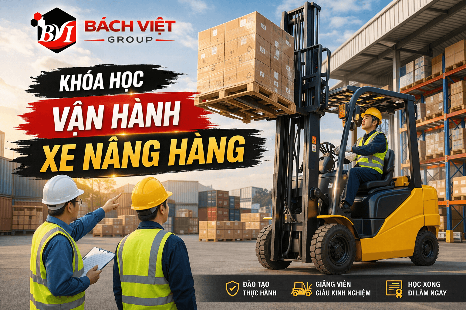 Học xe nâng bao nhiêu tuổi là được? Cập nhật quy định mới nhất 2026 về độ tuổi, điều kiện học, thời gian đào tạo và cơ hội việc làm cho người mới.